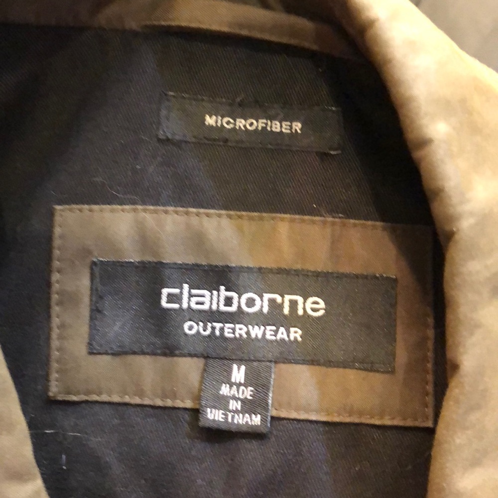 CLAIBORNE outerwear microfiber jacket